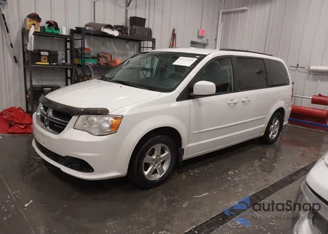 2012 Dodge Grand Caravan Sxt из США, поврежденный, VIN 2C4RDGCG2CR251142